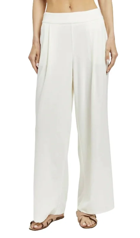 Style Your Wardrobe Eva Pant In Ivory