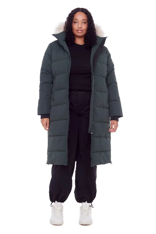 Exclusive Deals Online KLUANE PLUS | WOMEN'S VEGAN DOWN (RECYCLED) ULTRA LONG LENGTH PARKA (PLUS SIZE)