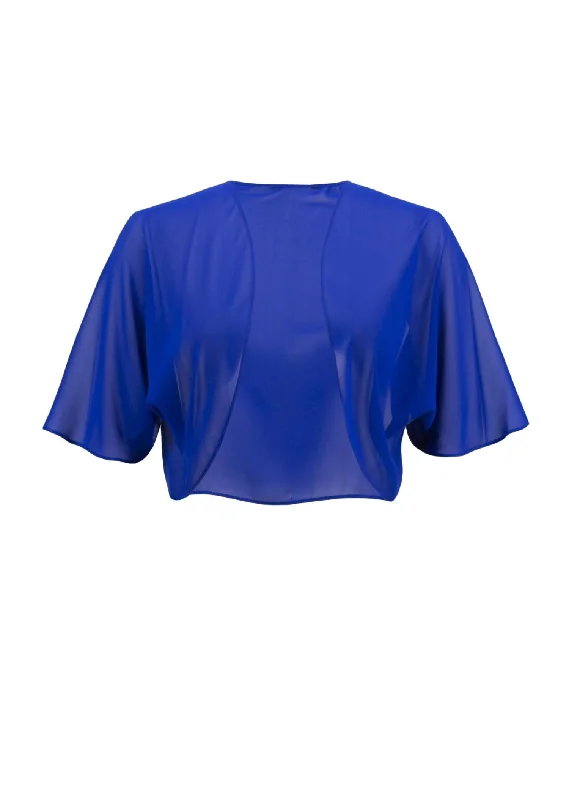 Exclusive Discount Sheer Bolero In Royal Sapphire