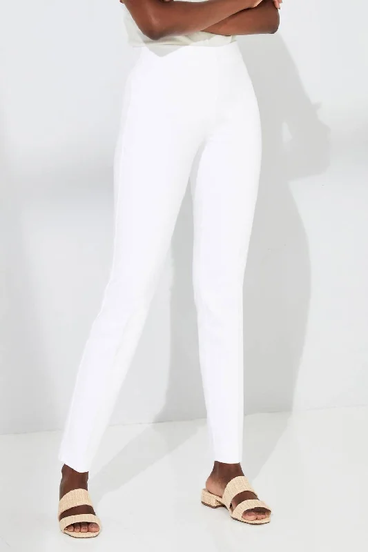 Eclectic Fashion Springfield Pull On Pant In White