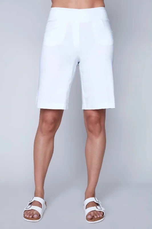 Athleisure Wear Promotion Perfect Short In White