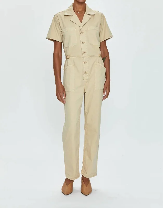 Inspired By You, Designed For You Groverl Short Sleeve Field Suit In Grover Champagne