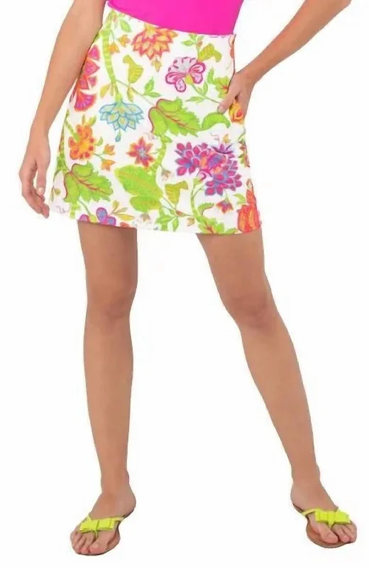 High End Designer Brands Discount Skippy Skort In Glorious Brights