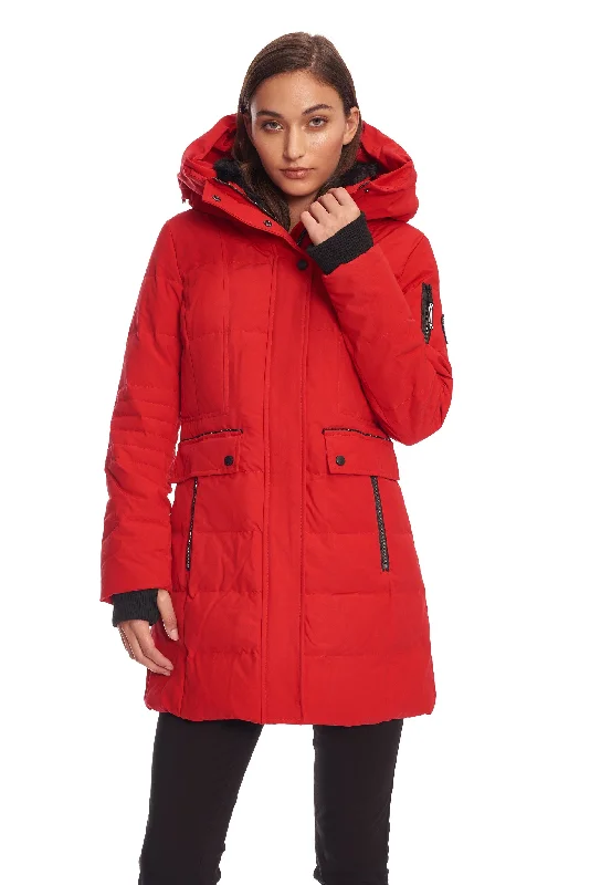 Cool Prices KOOTNEY | WOMEN'S VEGAN DOWN (RECYCLED) MID-LENGTH PARKA