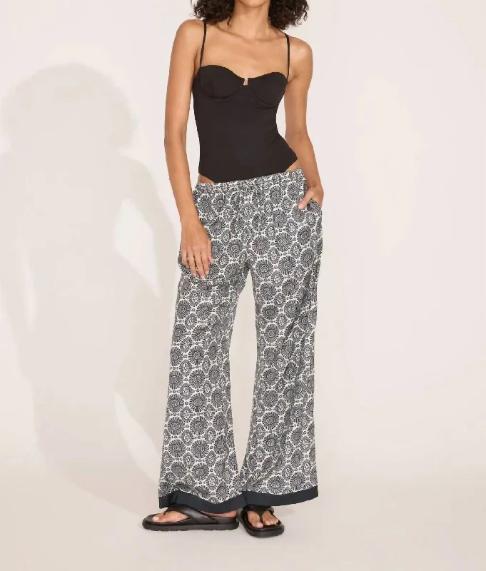 Get The Latest Trends Dani Pant In Medallion Print