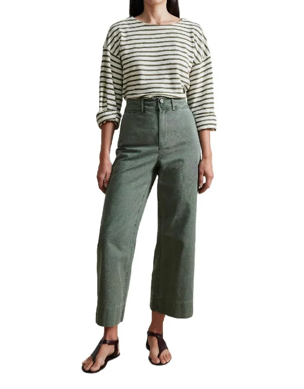 Relaxed Style Chino Merida Pant In Thyme