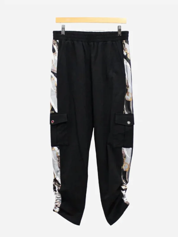 Popular Collection Women's Trimmed Jogger Pants In Black/grey