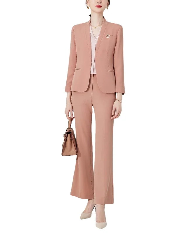 Innovate Your Wardrobe ELAINE 2pc Blazer & Pant Set