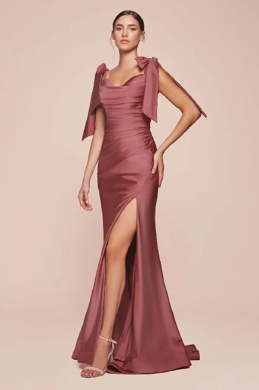 New Season Fashion Preview Cinderella Divine CD943 Off Shoulder Formal Prom Long Dress Sienna Rose