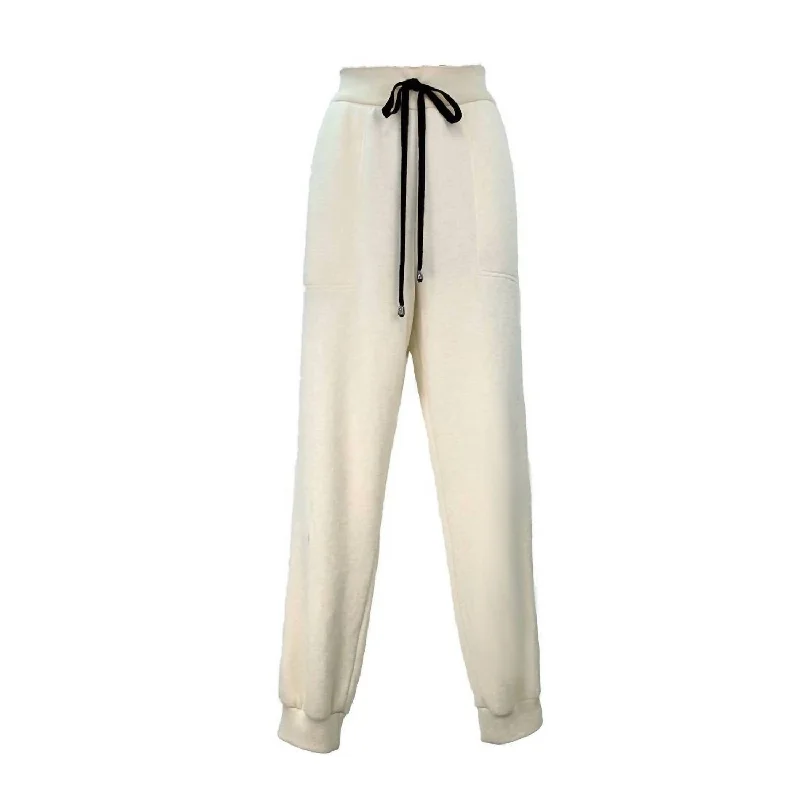 Women's Fashion Hotspots Women's Terry Pant In Ecru