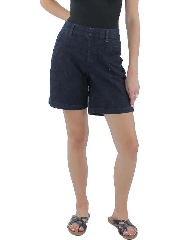 Summer Splash Sale Womens Pockets Denim Denim Shorts