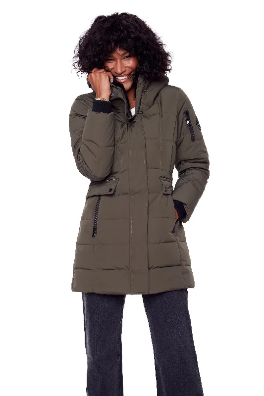 Fashion Forward Outfits KOOTNEY | WOMEN'S VEGAN DOWN (RECYCLED) MID-LENGTH PARKA