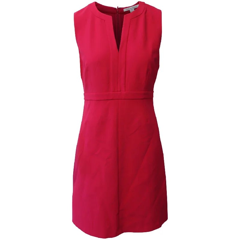 Flash Sale Diane Von Furstenberg Sheath Dress in Red Polyester