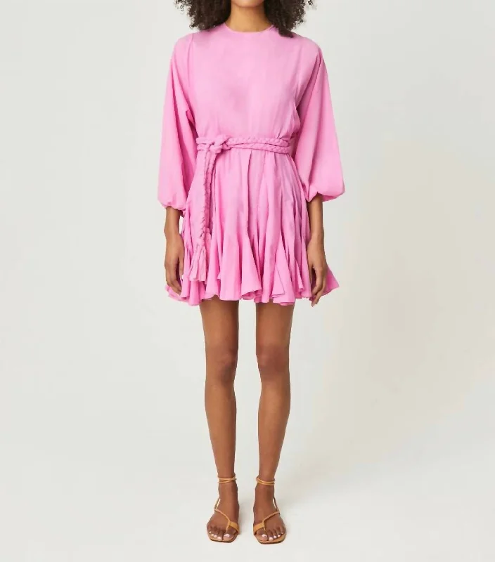 Casual Wear Ella Dress In Prism Pink