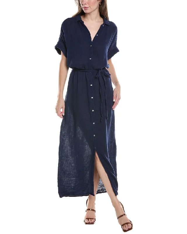 Chic Casual Style Michael Stars Allen Maxi Shirtdress