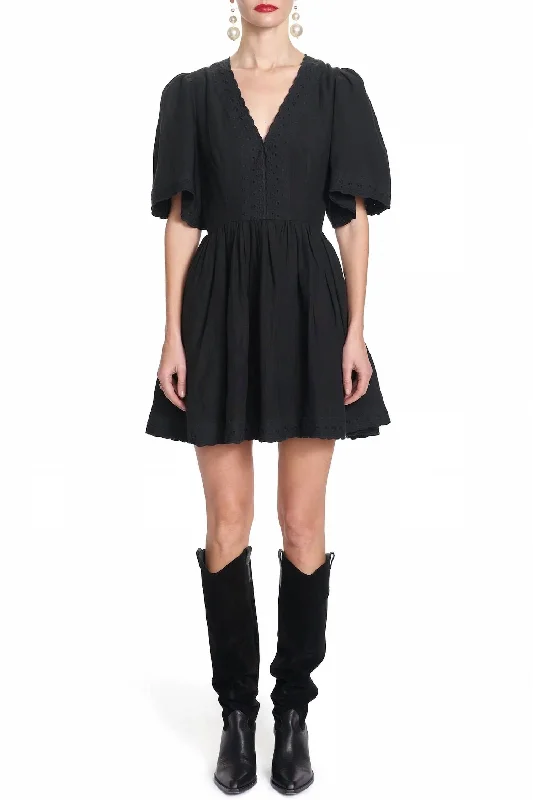 City Fashion Riley Dress In Black