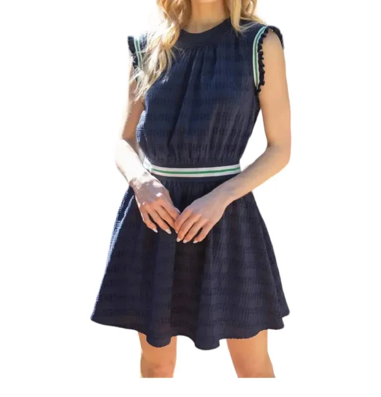 Dive Into Trendy Women's Fashion Robin Dress In Navy